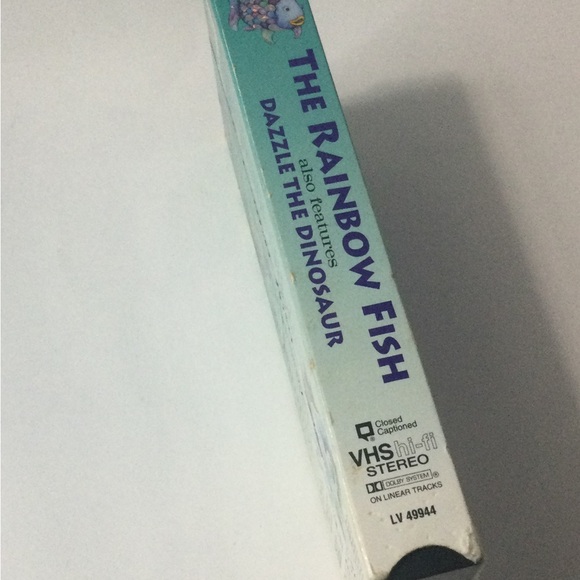 The Rainbow Fish Also Features Dazzle The Dinosaur Pre-Owned VHS Tape - Picture 4 of 7